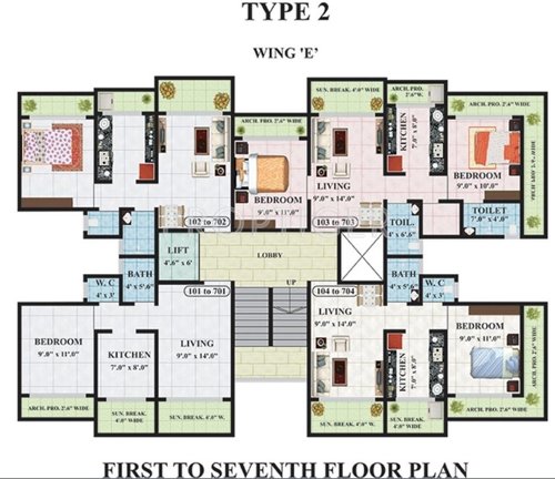  maxciti Images for Cluster Plan of Kohinoor Maxciti