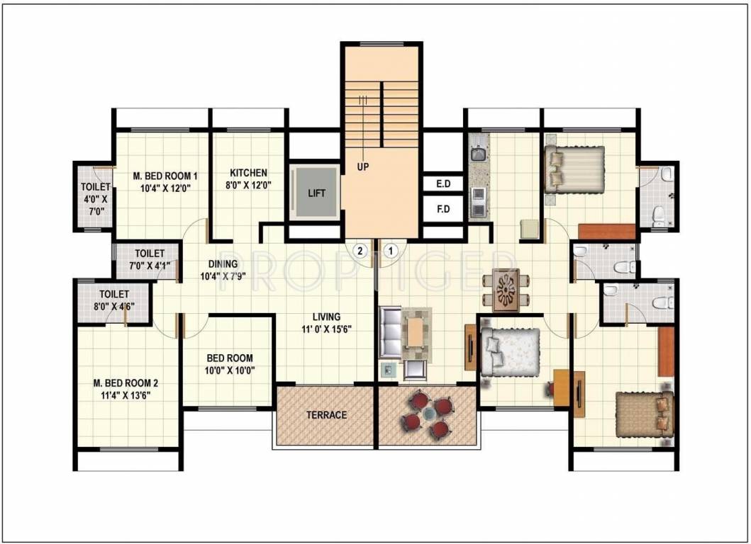 Images for Cluster Plan of Mahaavir Mahaavir Arpan