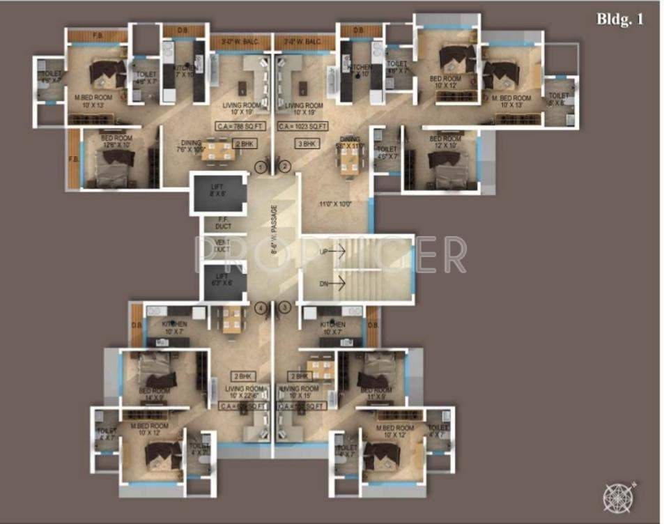  happy home chsl Images for Cluster Plan of Navkar Happy Home CHSL