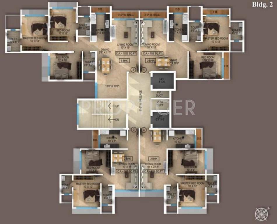  happy home chsl Images for Cluster Plan of Navkar Happy Home CHSL