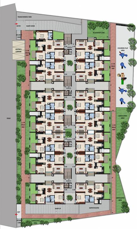 Images for Cluster Plan of Upscale The Ripple