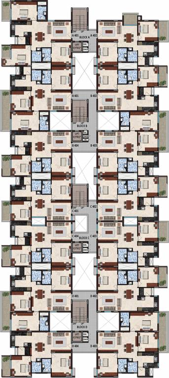 Images for Cluster Plan of Upscale The Ripple