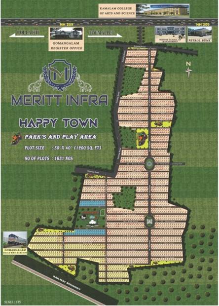 Images for Layout Plan of Meritt Infra Happy Town