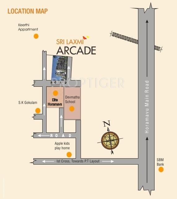 Images for Location Plan of Maruthi Sri Laxmi Arcade