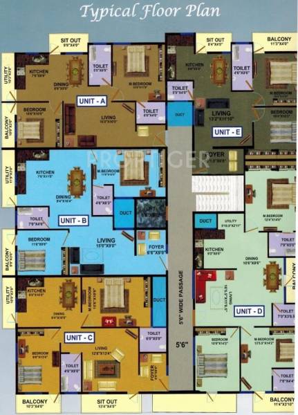 Images for Cluster Plan of Sannidi Indo Nest