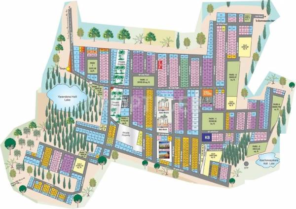 Magnum Developers R K Township Layout Plan