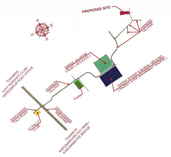Images for Location Plan of Chakraborty Apartment