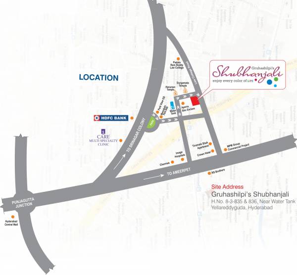 Images for Location Plan of Gruhashilpis Shubhanjali