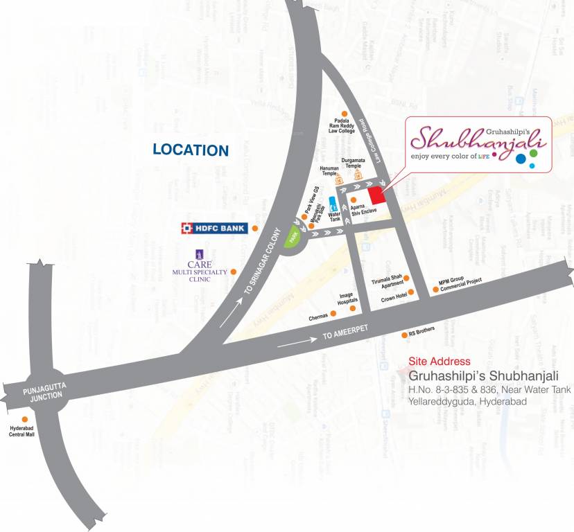 Images for Location Plan of Gruhashilpis Shubhanjali