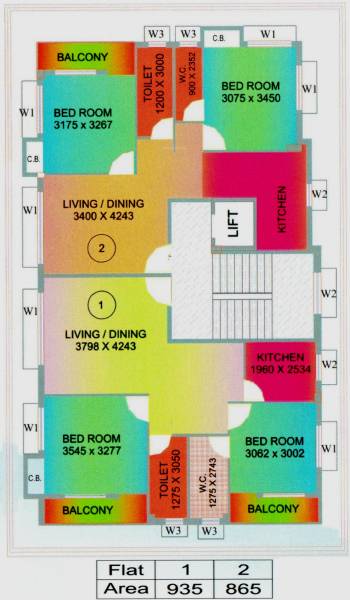 Images for Cluster Plan of Akchat Place