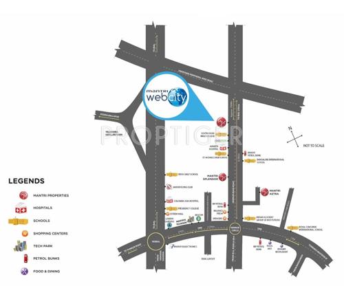  webcity Images for Location Plan of Mantri WebCity