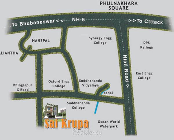 Images for Location Plan of SRS Infradevelopers Sai Krupa Residency