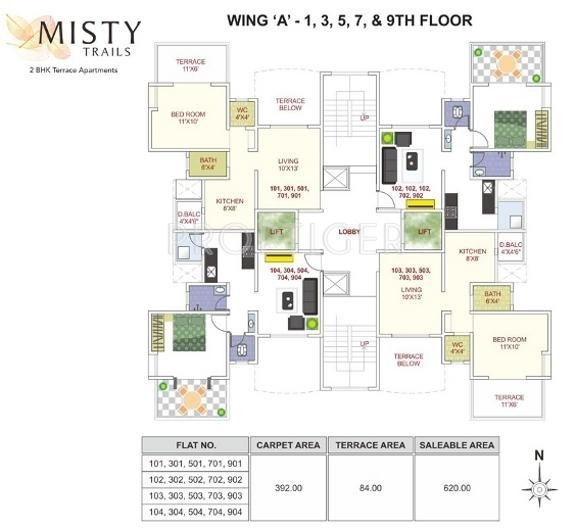 Images for Cluster Plan of Bhujbal Misty Trails