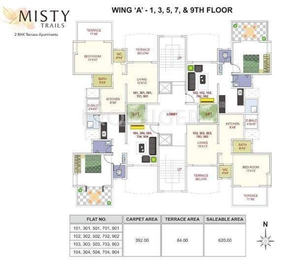 Images for Cluster Plan of Bhujbal Misty Trails