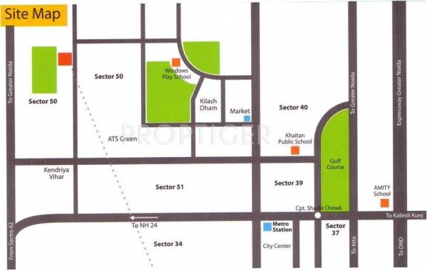 Images for Location Plan of The Antriksh Greens Images for Location Plan of The Antriksh Greens