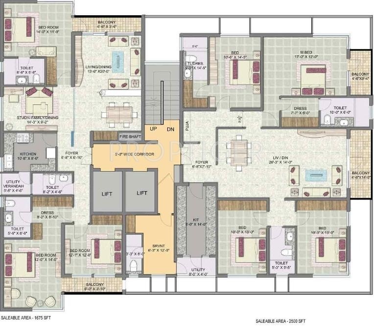 Images for Cluster Plan of Jaypee Pavilion Heights