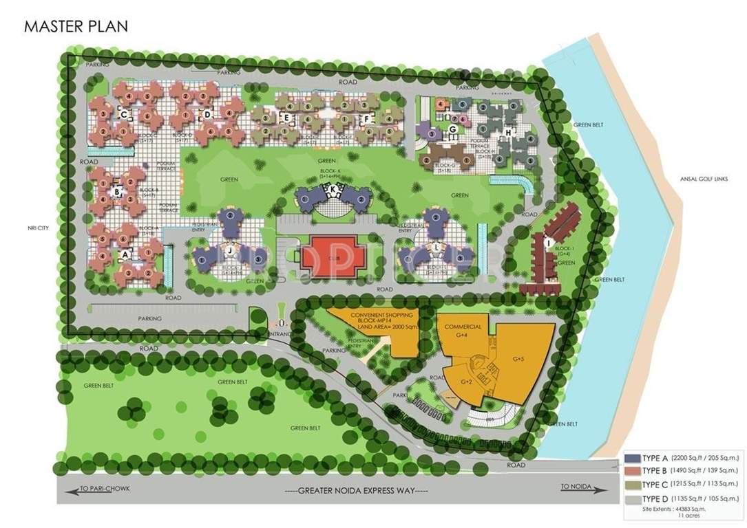 nri residency Images for Master Plan of SDS NRI Residency