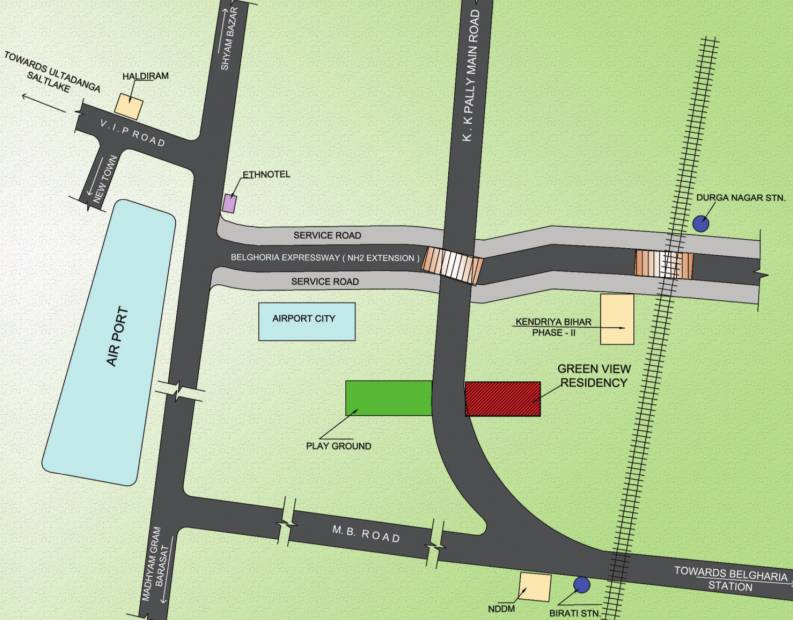  greenview-residency Images for Location Plan of Reality Greenview Residency