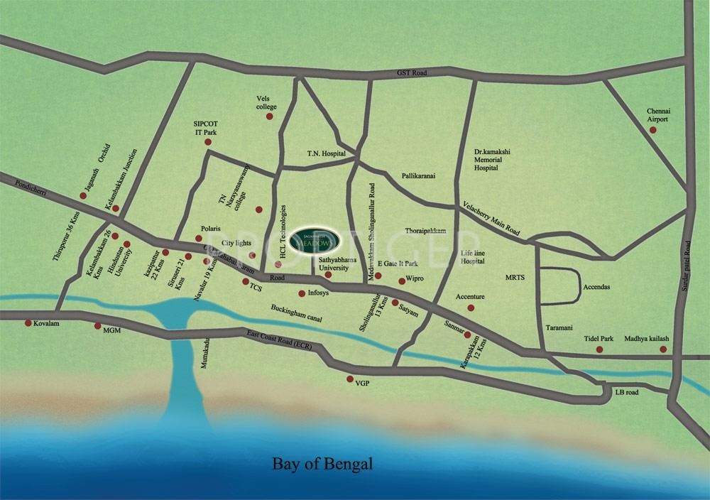jagannath meadows Images for Location Plan of Padmavathy Realty Jagannath Meadows