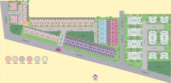 Images for Master Plan of Santosh Om Shanti Bungalows Images for Master Plan of Santosh Om Shanti Bungalows
