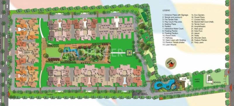  gaur-cascades Images for Layout Plan of Gaursons Gaur Cascades
