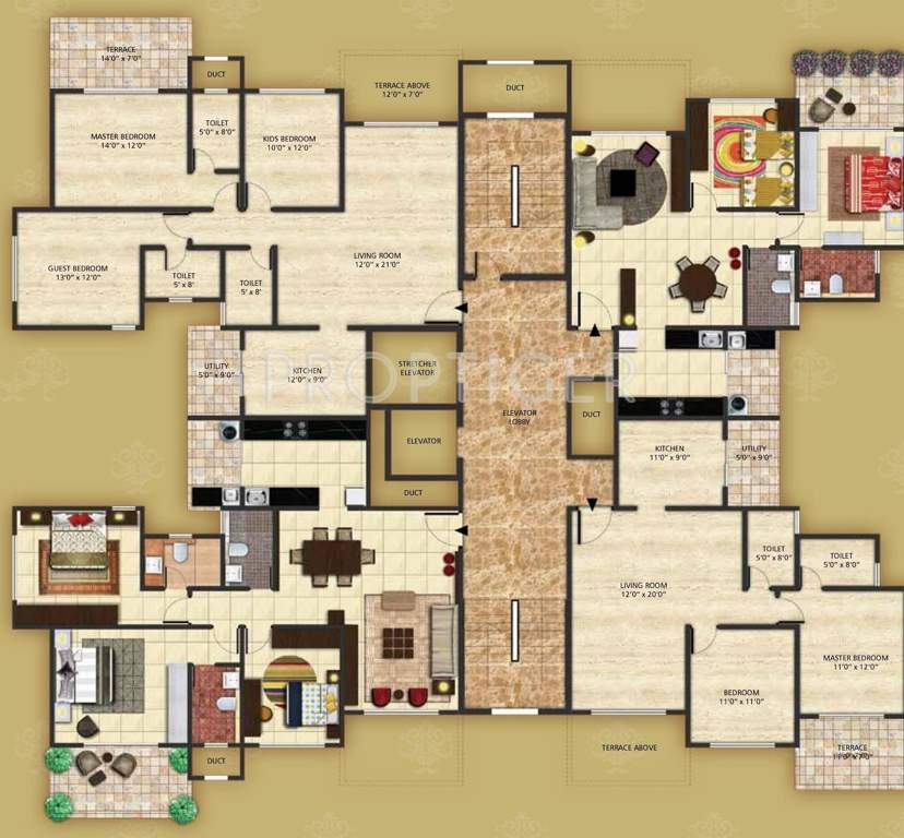  eternity Images for Cluster Plan of Mantri Eternity