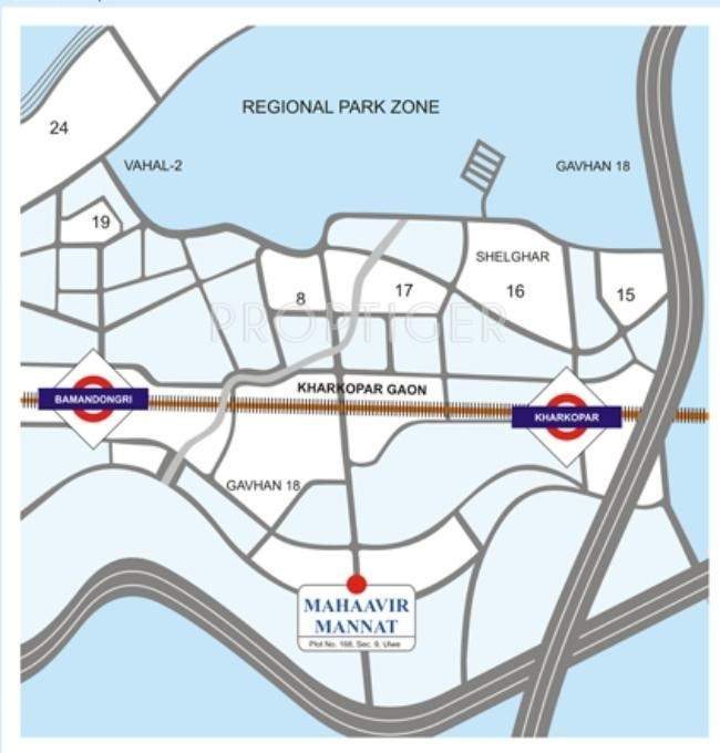  mannat Images for Location Plan of Mahaavir Universal Mannat