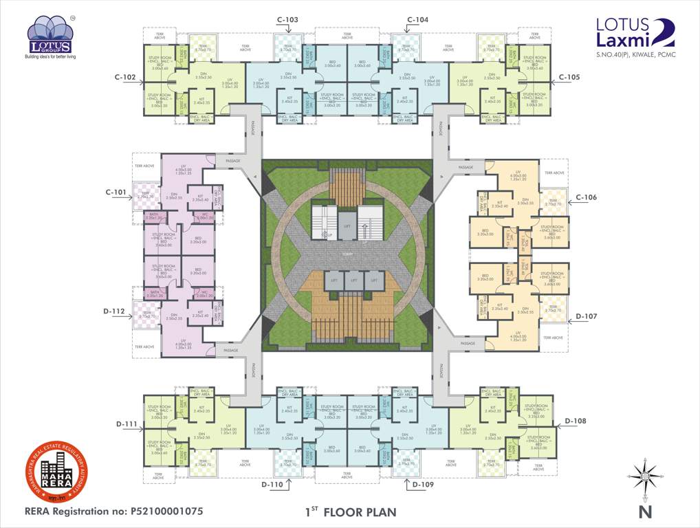 Images for Cluster Plan of Lotus Lotus Laxmi 2