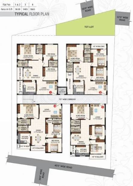Images for Cluster Plan of Burugupalli Burugupalli Residency