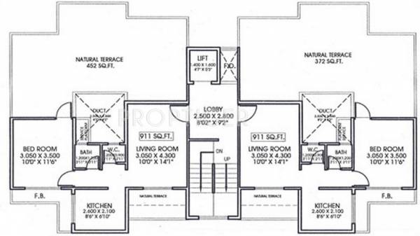 Images for Cluster Plan of Space India Builders and Developers Sapphire Apartments