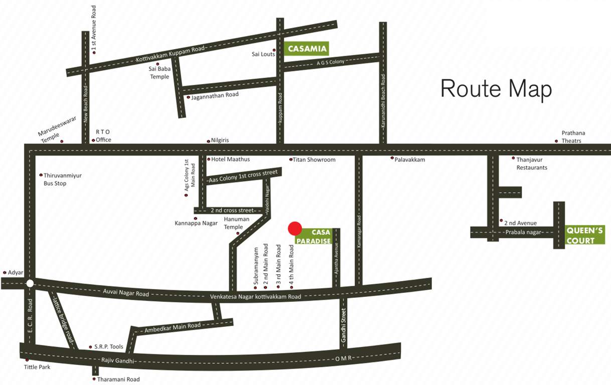  casa paradise Images for Location Plan of Selvi Constructions Casa Paradise