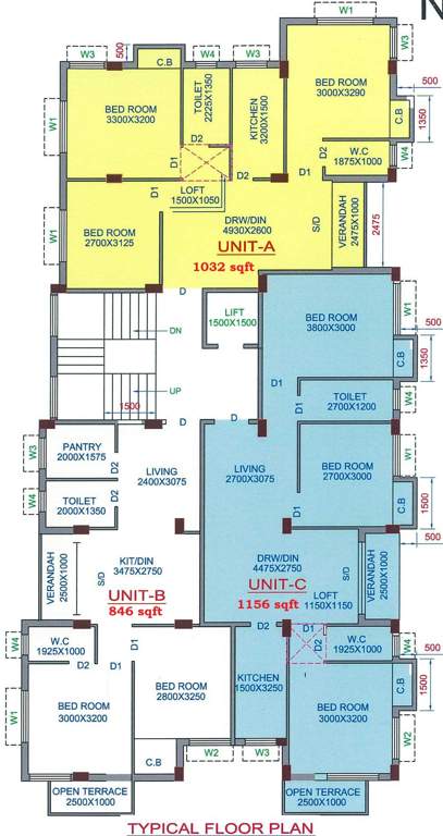 Images for Cluster Plan of Swastik Falguni Apartment