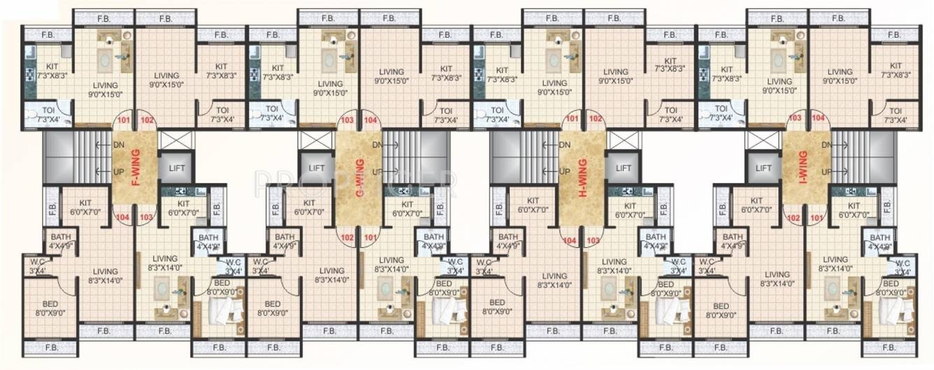 Images for Cluster Plan of Space India Builders and Developers Krishna Park
