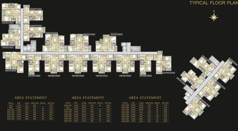  greens Block A Cluster Plan