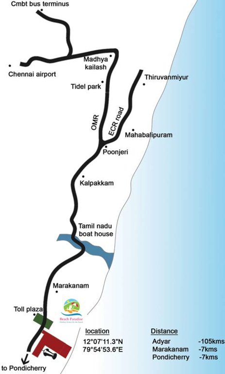 Images for Location Plan of Bora Beach Paradise