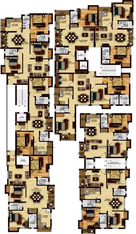  primero Block A Cluster Plan