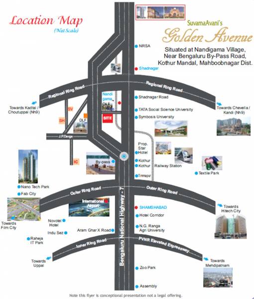 Images for Location Plan of SuvarnaAvani Golden Avenue Phase 1 2 And 3
