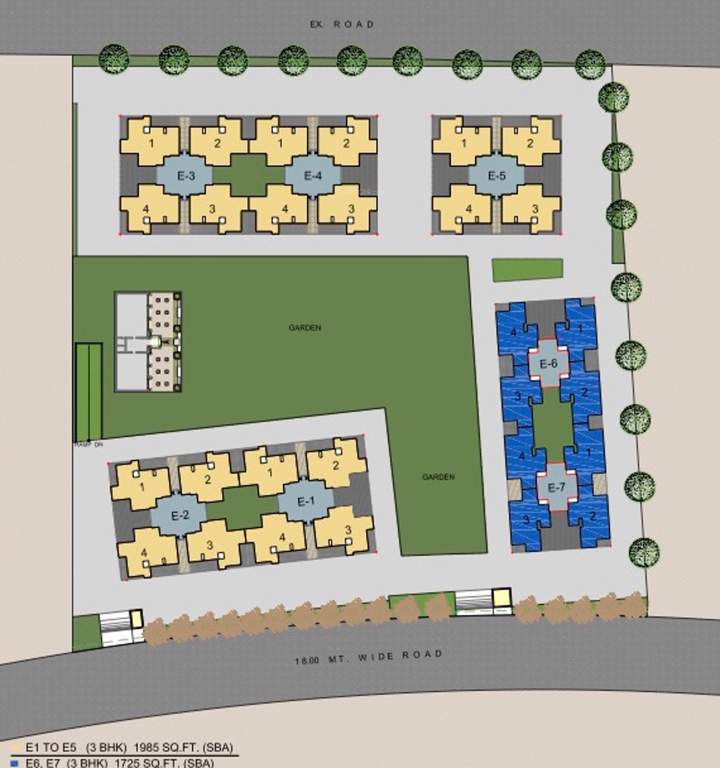 Images for Layout Plan of Goyal Orchid Heaven