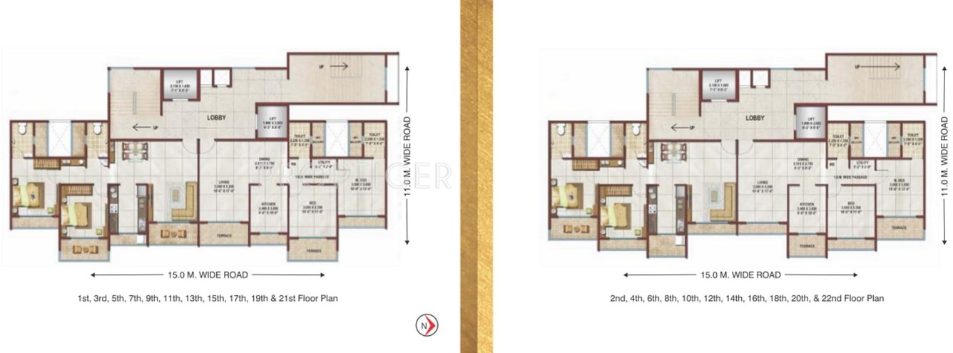  icon Single Tower Cluster Plan
