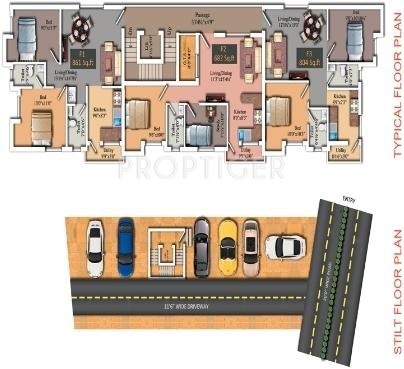 Images for Cluster Plan of AKM Rigid Developer Marvel Homes