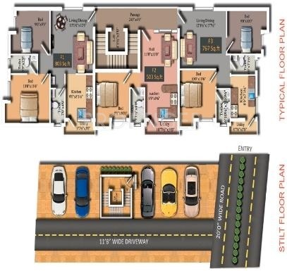 Images for Cluster Plan of AKM Rigid Developer Marvel Homes