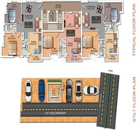 Images for Cluster Plan of AKM Rigid Developer Marvel Homes