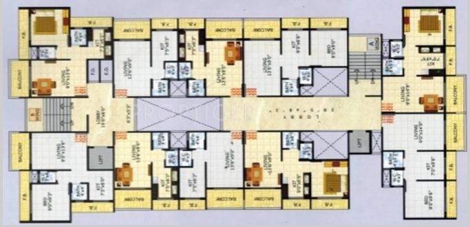 Images for Cluster Plan of Jai Shivam Builders Avenue