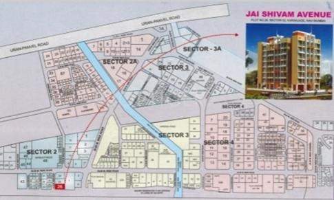 Jai Shivam Builders Avenue Location Plan