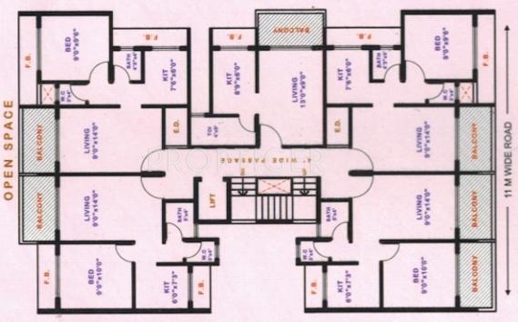 Images for Cluster Plan of Krishna Orchid