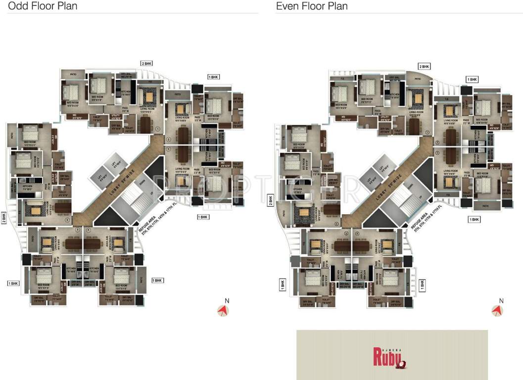 Images for Cluster Plan of Ajmera Ruby