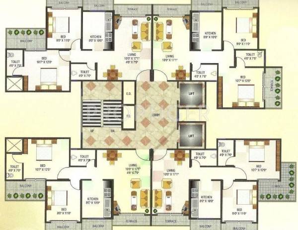 Images for Cluster Plan of SRB Gurudeo CHS
