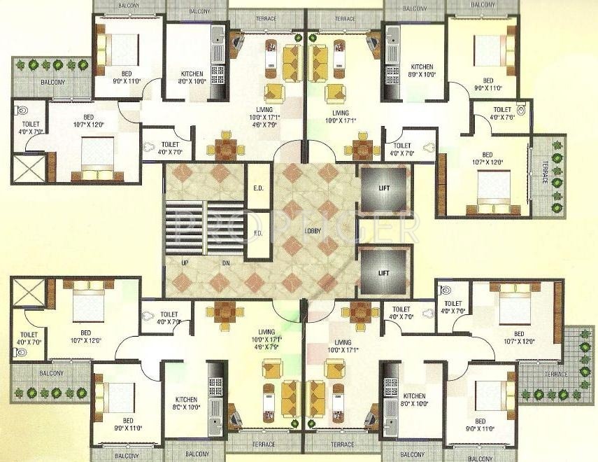 Images for Cluster Plan of SRB Gurudeo CHS