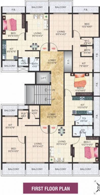 Images for Cluster Plan of Vedant Developers Vedant Residency