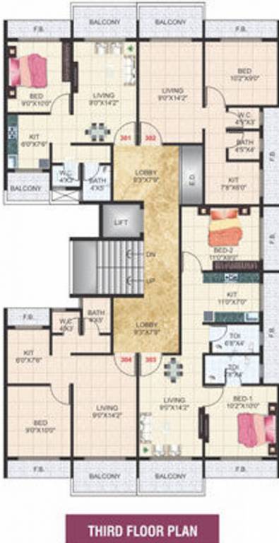 Images for Cluster Plan of Vedant Developers Vedant Residency